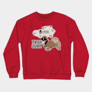 Tibetan Spaniel Crewneck Sweatshirt